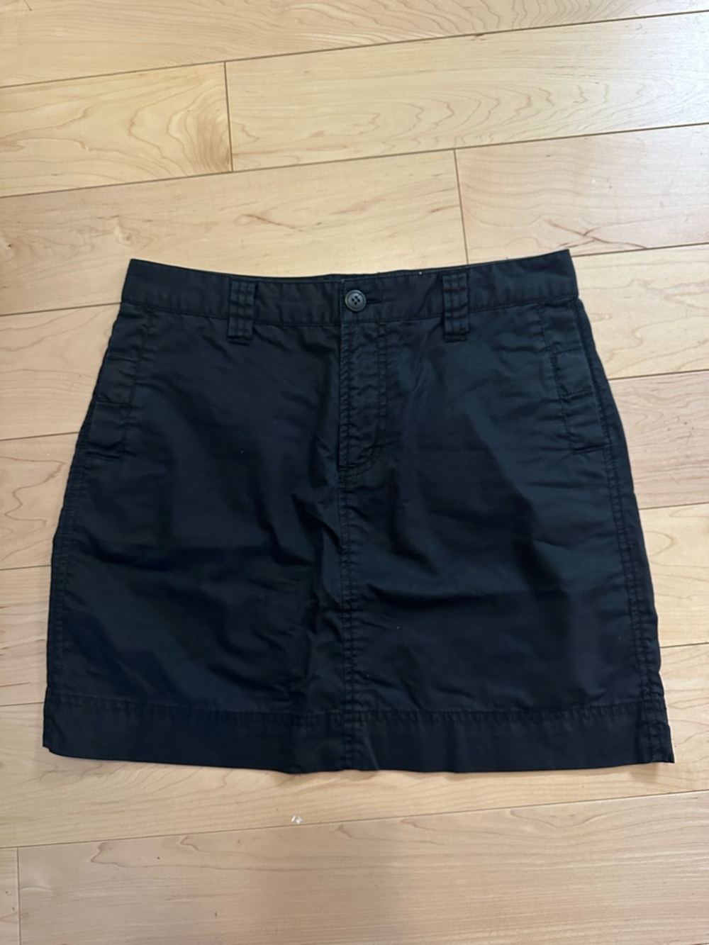 Vintage Jacob Connection 100% Cotton Black Casual 2000s Mini Skirt